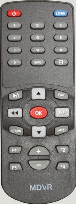 CT-REMOTE : Spare Remote Control for DVR