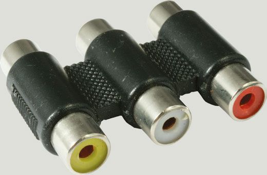 CPC-CN04147 : Phono 3 times socket to socket adaptor