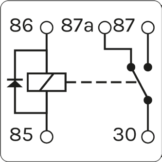 MNRY-5-12D : Changeover Relay with Diode