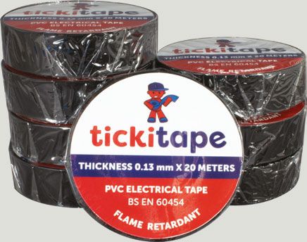 TAPE-T1-N : PVC Electrical Tape 8 Pack